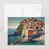 Cinque Terre-Briefkaart Feestdagenkaart (Voorkant / Achterkant)