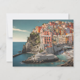 Cinque Terre-Briefkaart Feestdagenkaart