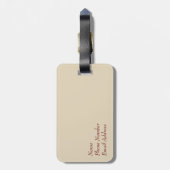 Cinque Terre Coast Bagagelabel (Achterkant verticaal)