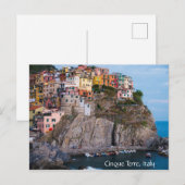 Cinque Terre Coast Briefkaart (Voorkant / Achterkant)