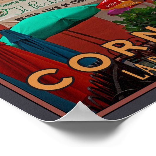 Cinque Terre - Corniglia Poster (Hoek)