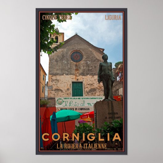 Cinque Terre - Corniglia Poster (Voorkant)