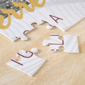 Cinque Terre Corniglia Riomaggiore Italiaanse Vint Legpuzzel (Zijkant)