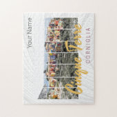 Cinque Terre Corniglia Riomaggiore Italiaanse Vint Legpuzzel (Verticaal)