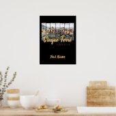 Cinque Terre Corniglia Riomaggiore Italiaanse vint Poster (Keuken)