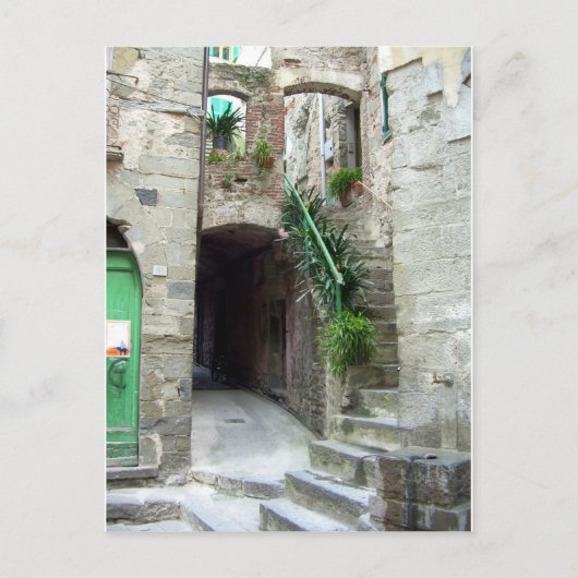 Cinque Terre (Corniglia Street) Briefkaart (Voorkant)
