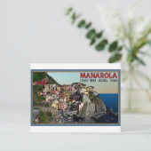 Cinque Terre - De stad Manarola Briefkaart (Staand voorkant)