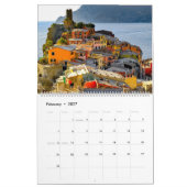 Cinque Terre Esthetische Italië Kust Muur Kalender (Feb 2027)