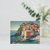 Cinque Terre Flat Vakantie Kaart (Staand voorkant)
