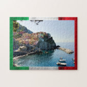 Cinque Terre Italiaanse vlag Puzzle Legpuzzel (Horizontaal)
