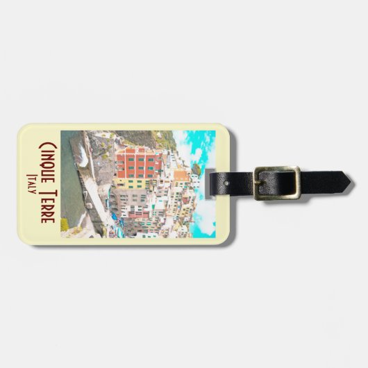 Cinque Terre, Italië  Bagagelabel (Voorkant horizontaal)