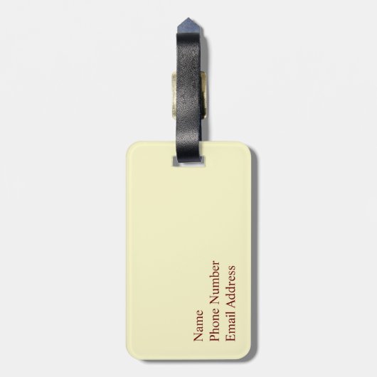 Cinque Terre, Italië Bagagelabel (Achterkant verticaal)