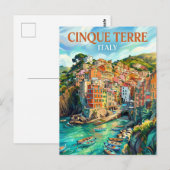 Cinque Terre Italië Briefkaart (Voorkant / Achterkant)
