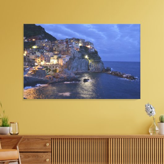 Cinque Terre, Italië Canvas Afdruk (Insitu (Woonkamer))