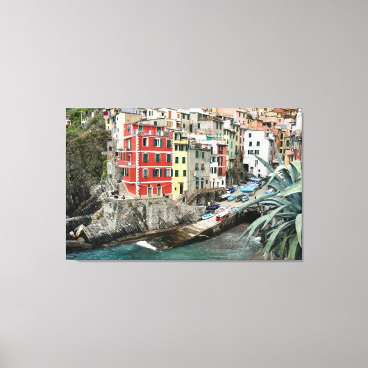 Cinque Terre, Italië Canvas Afdruk (Voorkant)
