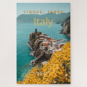 Cinque Terre, Italië Colorful Jigzaag Puzzle Legpuzzel (Verticaal)