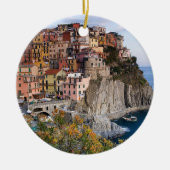 Cinque Terre, Italië Keramisch Ornament (Voorkant)