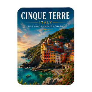 🌅 Cinque Terre Italië Kustdorp Magneet