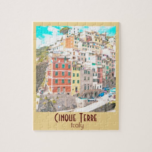 Cinque Terre, Italië  Legpuzzel (Verticaal)