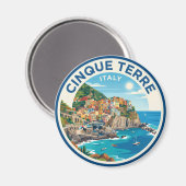 Cinque Terre Italië Magneet (Voorkant / Achterkant)