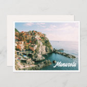 Cinque Terre Italië Manarola Briefkaart (Voorkant / Achterkant)