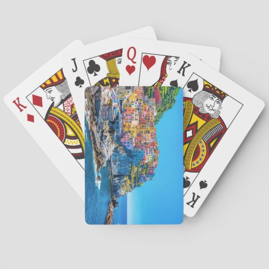 Cinque Terre, Italië Pokerkaarten (Achterkant)