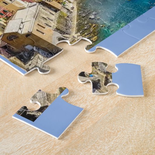 Cinque Terre, Italië Puzzle Legpuzzel (Zijkant)