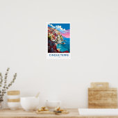 Cinque Terre Italië Reisprint Poster (Keuken)