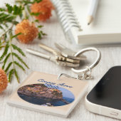 Cinque Terre, Italië: Romantic Evening Sleutelhanger (Voorkant Rechts)