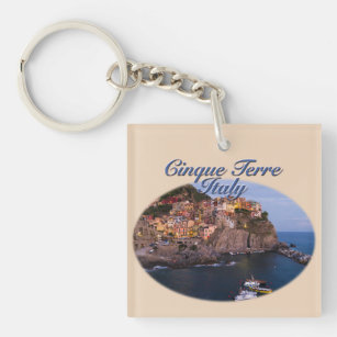 Cinque Terre, Italië: Romantic Evening Sleutelhanger