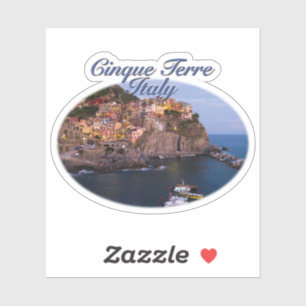 Cinque Terre, Italië: Romantic Evening Sticker