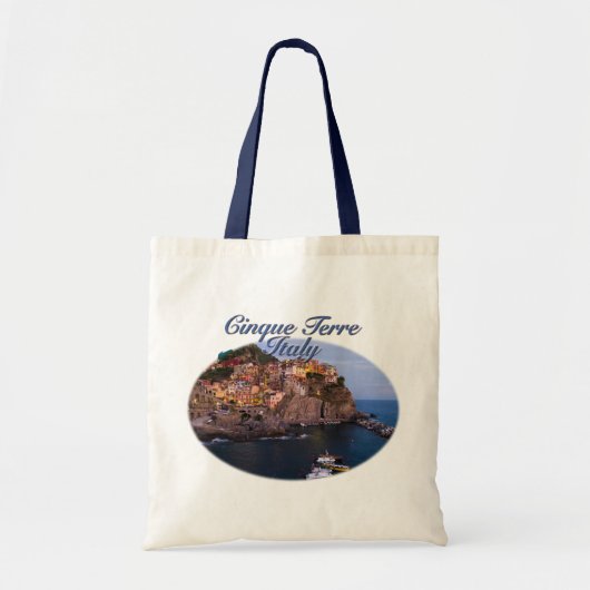 Cinque Terre, Italië: Romantic Evening Tote Bag (Voorkant)