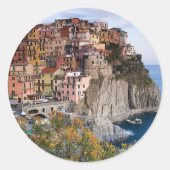 Cinque Terre, Italië Ronde Sticker (Voorkant)