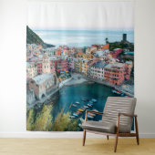 Cinque Terre Italië Scene | Behang Achtergrond Wandkleed (In situ)