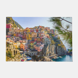 Cinque Terre, Italië Seaside Old Village Deurmat