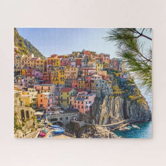 Cinque Terre, Italië Seaside Old Village Legpuzzel (Horizontaal)