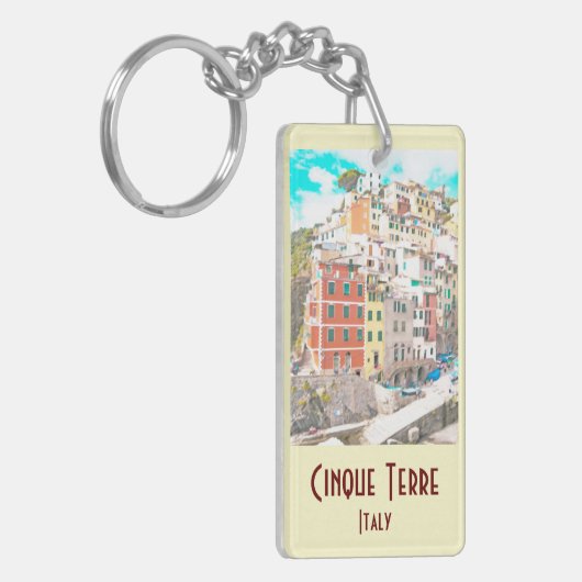 Cinque Terre, Italië Sleutelhanger (Voorkant Links)