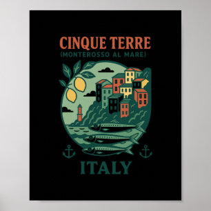 Cinque Terre Italië Souvenir Monterosso Al Mare Tr Poster
