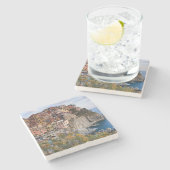 Cinque Terre, Italië Stenen Onderzetter (Zijkant)