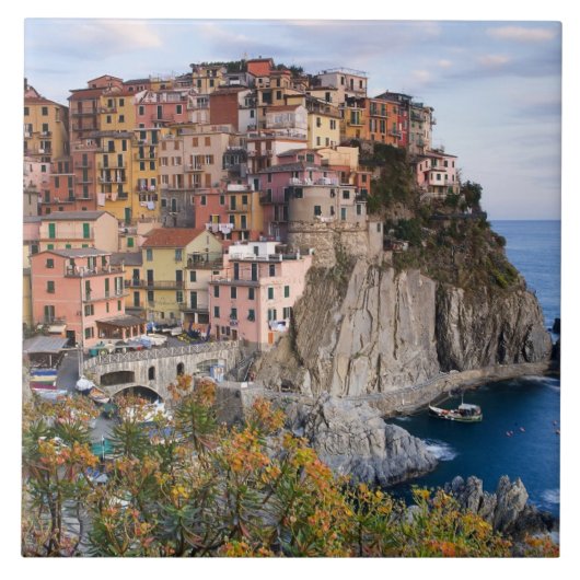 Cinque Terre, Italië Tegeltje (Voorkant)