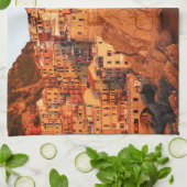 Cinque Terre, Italië Theedoek (Gevouwen)