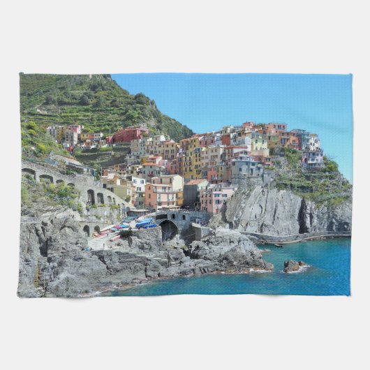 Cinque Terre, Italië Theedoek (Horizontaal)