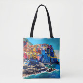 Cinque Terre, Italië Tote Bag (Voorkant)