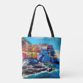 Cinque Terre, Italië Tote Bag (Achterkant)