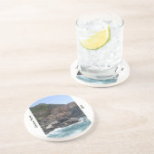 Cinque Terre, Italië Zandsteen Onderzetter (Zijkant)