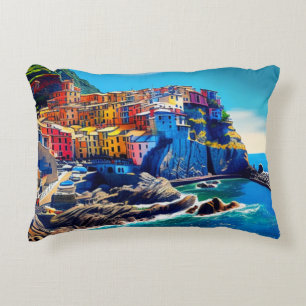 Cinque Terre Italy Accent Kussen