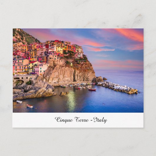 Cinque Terre Italy Briefkaart (Voorkant)
