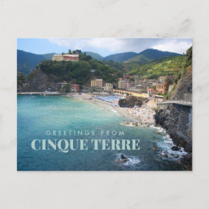 Cinque Terre Italy Coastline Briefkaart