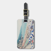 Cinque Terre Italy Fun Beach Schilderachtig Travel Bagagelabel (Voorkant verticaal)