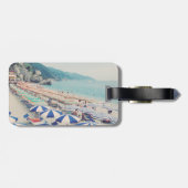 Cinque Terre Italy Fun Beach Schilderachtig Travel Bagagelabel (Achterkant horizontaal)